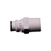3/4" MNPT HFC 35 Series Polysulfone Coupling Insert - Straight Thru (Body Sold Separately)