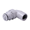 3/4" Hose Barb HFC 12 Series Polypropylene Elbow Coupling Insert - Shutoff (Body Sold Separately)