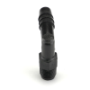 1/8" NPT x 5/16" Hose ID Black HDPE Elbow