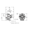 1/2" Hose Barb AseptiQuik® Coupling Insert (Body Sold Separately)