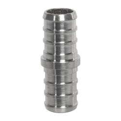 1/2" PEX x 1/2" PEX Stainless Steel Coupling