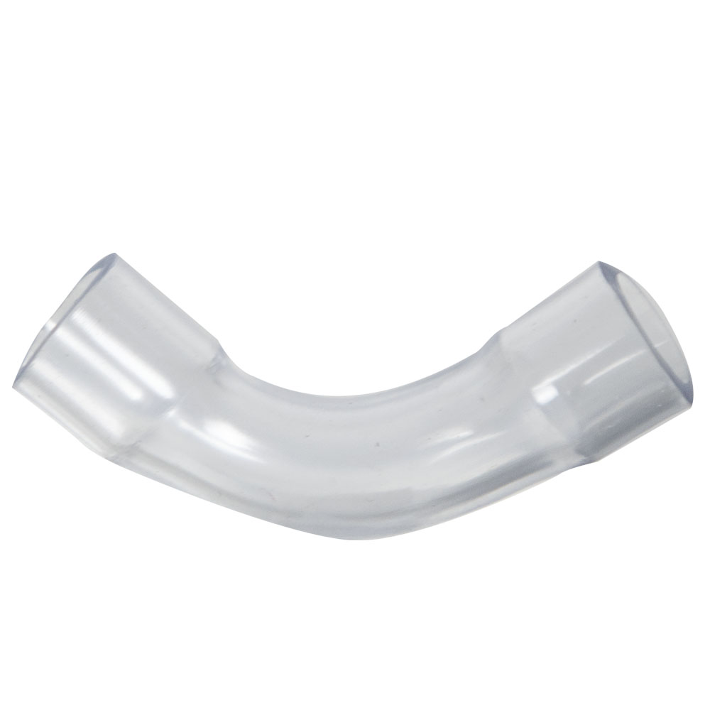 Excelon F1000 PVC Clear Flexible 90 & 45 Degree Elbows U.S. Plastic
