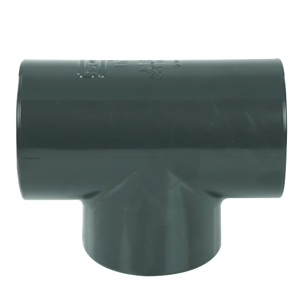 1-1/2" Schedule 80 Gray PVC Threaded Tee