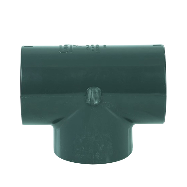 2" Schedule 80 Gray PVC Threaded Tee