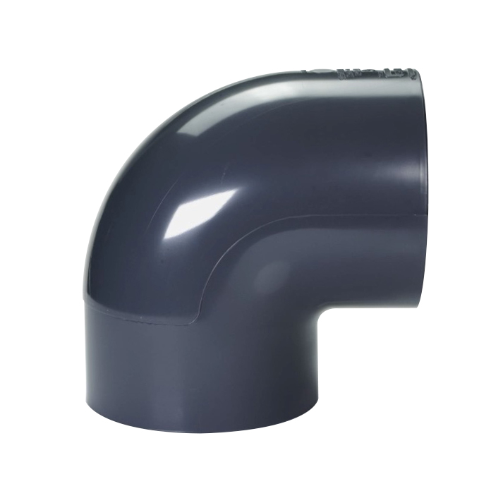 6" Schedule 40 Gray PVC Socket 90° Elbow