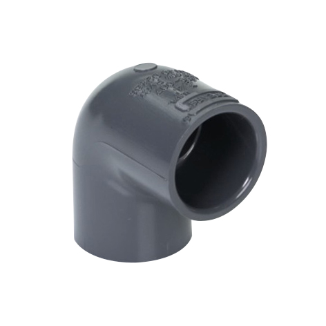3/4" Schedule 40 Gray PVC Socket 90° Elbow