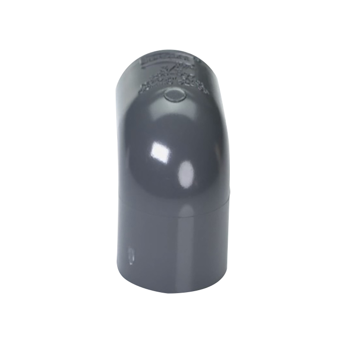 3/4" Schedule 40 Gray PVC Socket 90° Elbow