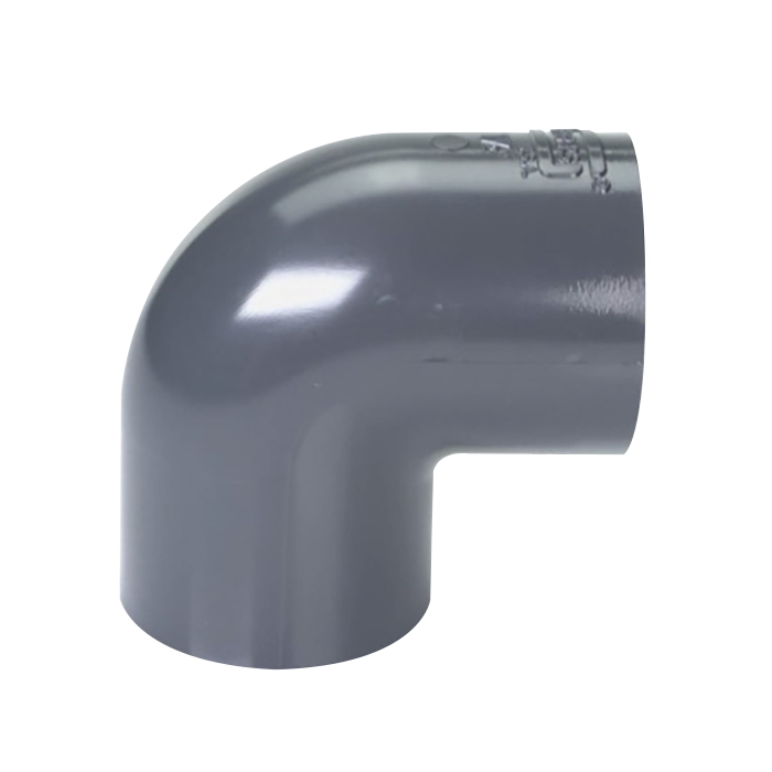 1-1/2" Schedule 40 Gray PVC Socket 90° Elbow