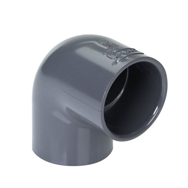 1-1/2" Schedule 40 Gray PVC Socket 90° Elbow