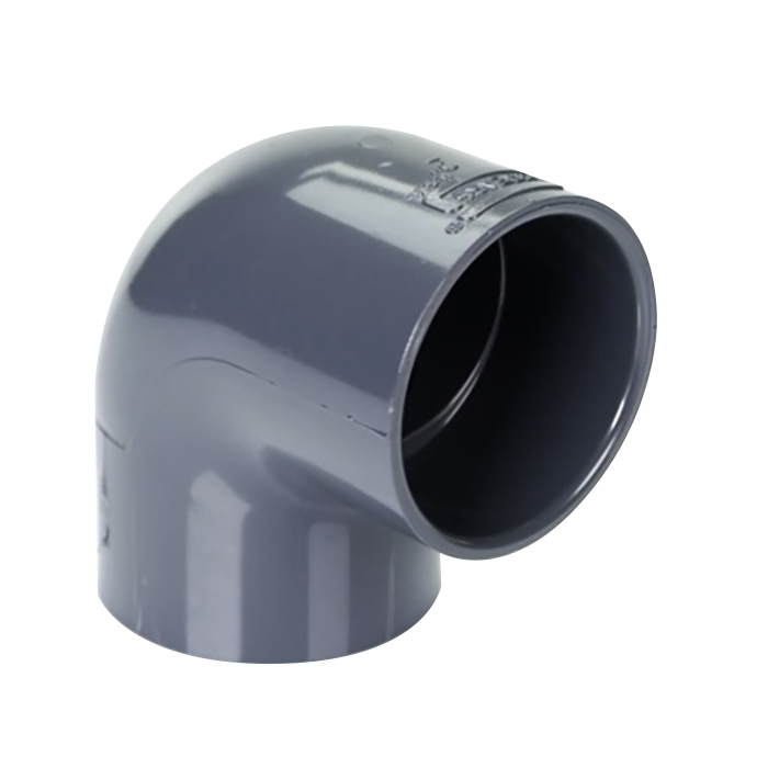 2" Schedule 40 Gray PVC Socket 90° Elbow