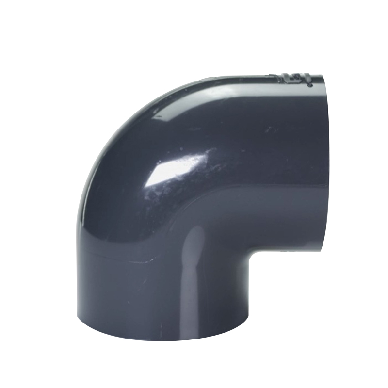 4" Schedule 40 Gray PVC Socket 90° Elbow