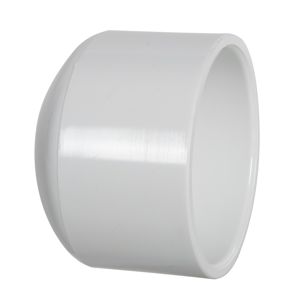 2" Schedule 40 White PVC Socket Cap