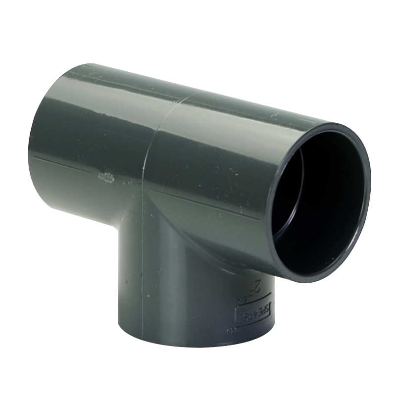 2" Schedule 40 Gray PVC Socket Tee