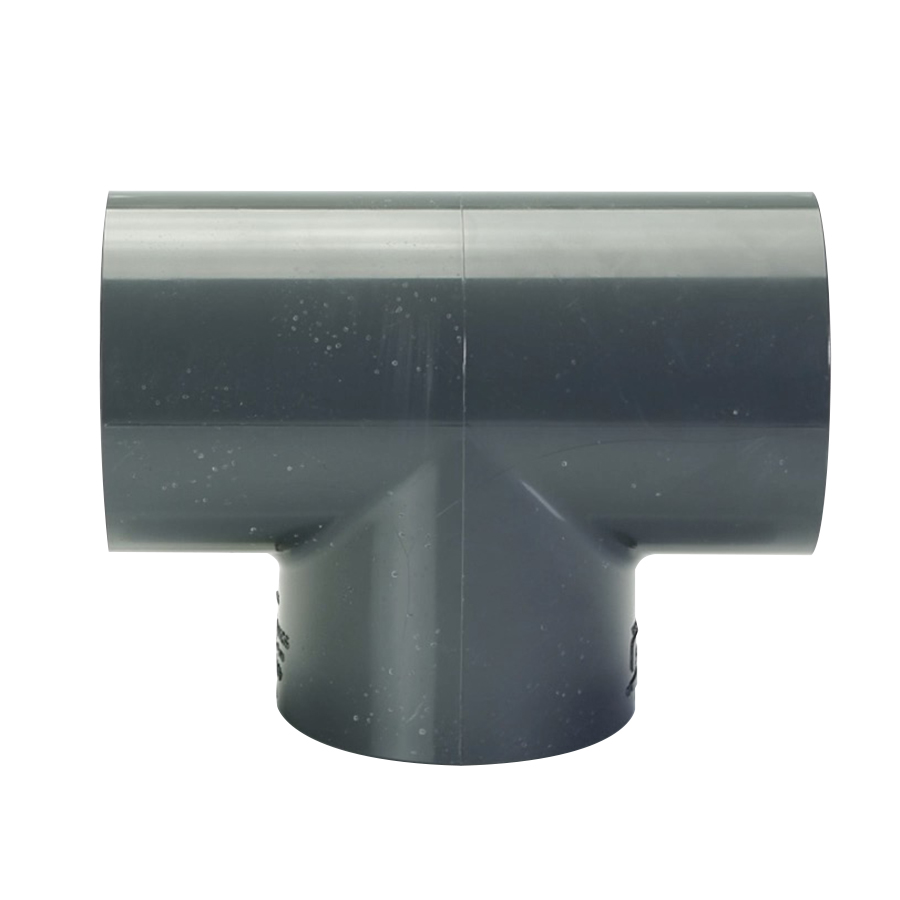 3" Schedule 40 Gray PVC Socket Tee