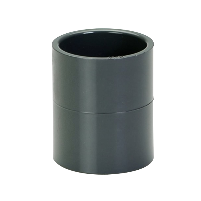 1-1/4" Schedule 40 Gray PVC Socket Coupling