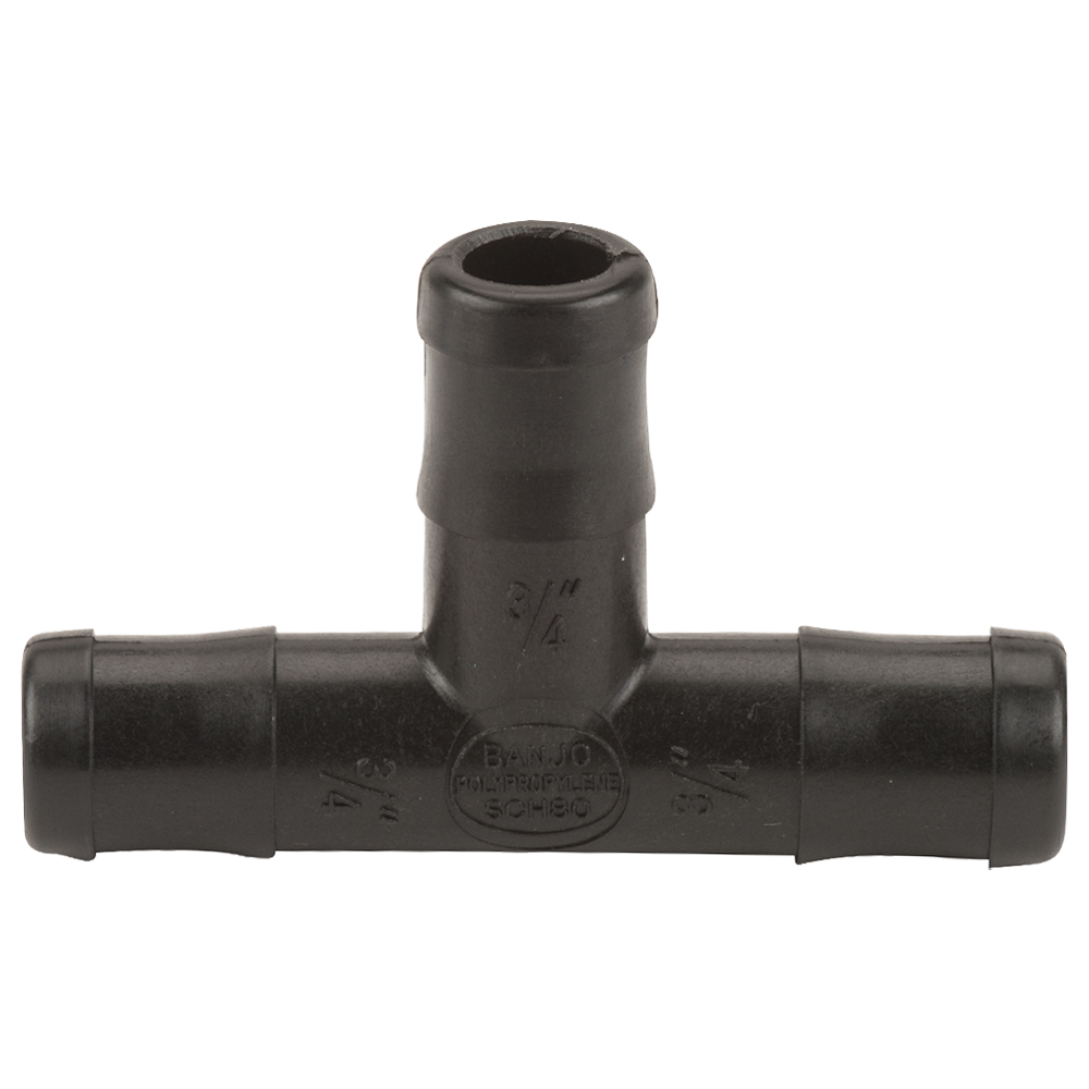 3/4" Hose Barb Polypropylene Tee U.S. Plastic Corp.