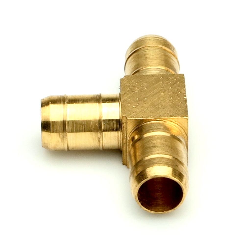3/8" ID x 3/8" ID X 3/8" ID Tube Dubl-Barb® Brass Union Tee