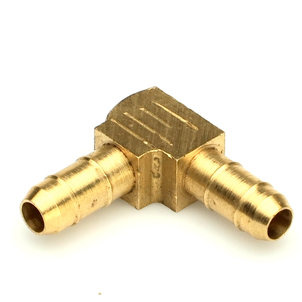 0.170" ID Tube x 0.170" ID Tube Dubl-Barb®  Brass Union Elbow
