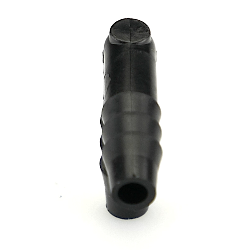 1/4" Hose ID x 1/4" Hose ID Black HDPE Elbow