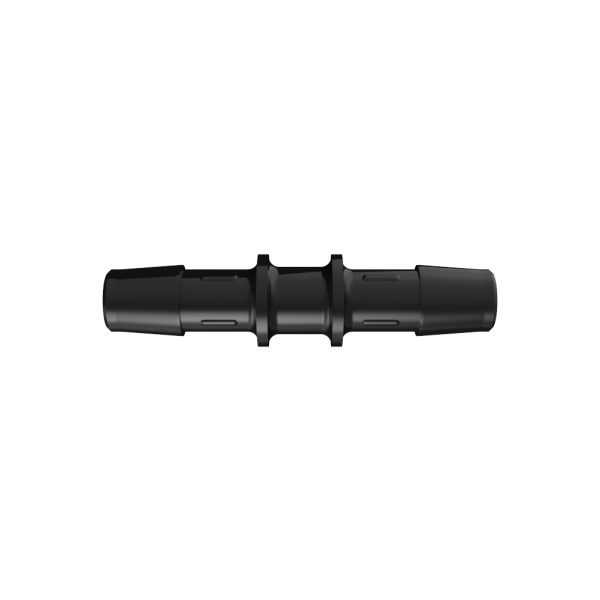 3/8" Tube ID Black Nylon Coupler