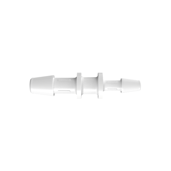 3/16" x 1/8" Tube ID Natural Polypropylene Reduction Coupler