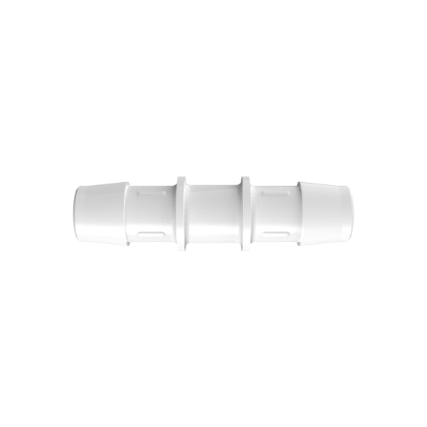 5/8" Tube ID Natural Kynar® Coupler