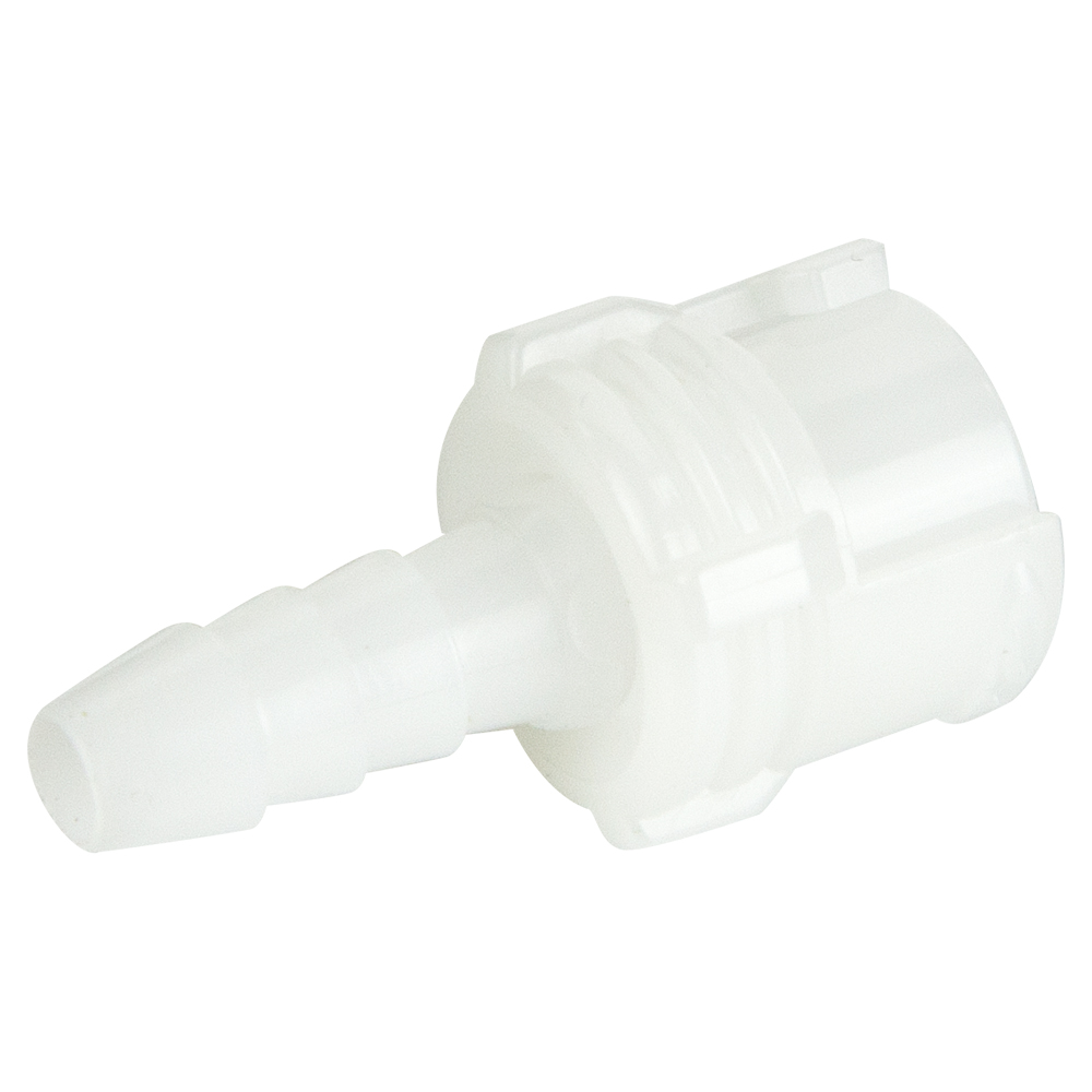 1/8" Hose Barb SMC Series Subminiature Acetal In-Line Coupling Body - Straight Thru (Insert Sold Separately)