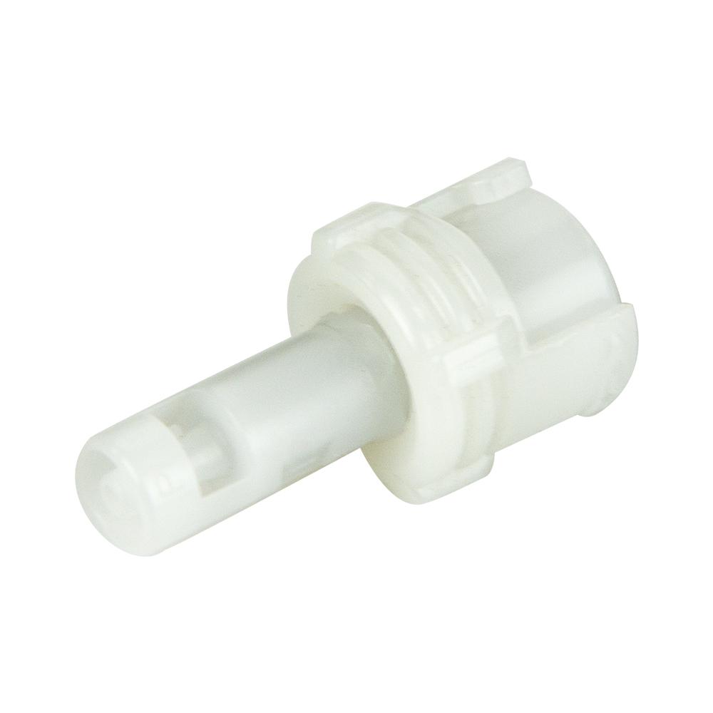 1/16" Hose Barb SMC Series Subminiature Acetal In-Line Coupling Body - Shutoff (Insert Sold Separately)