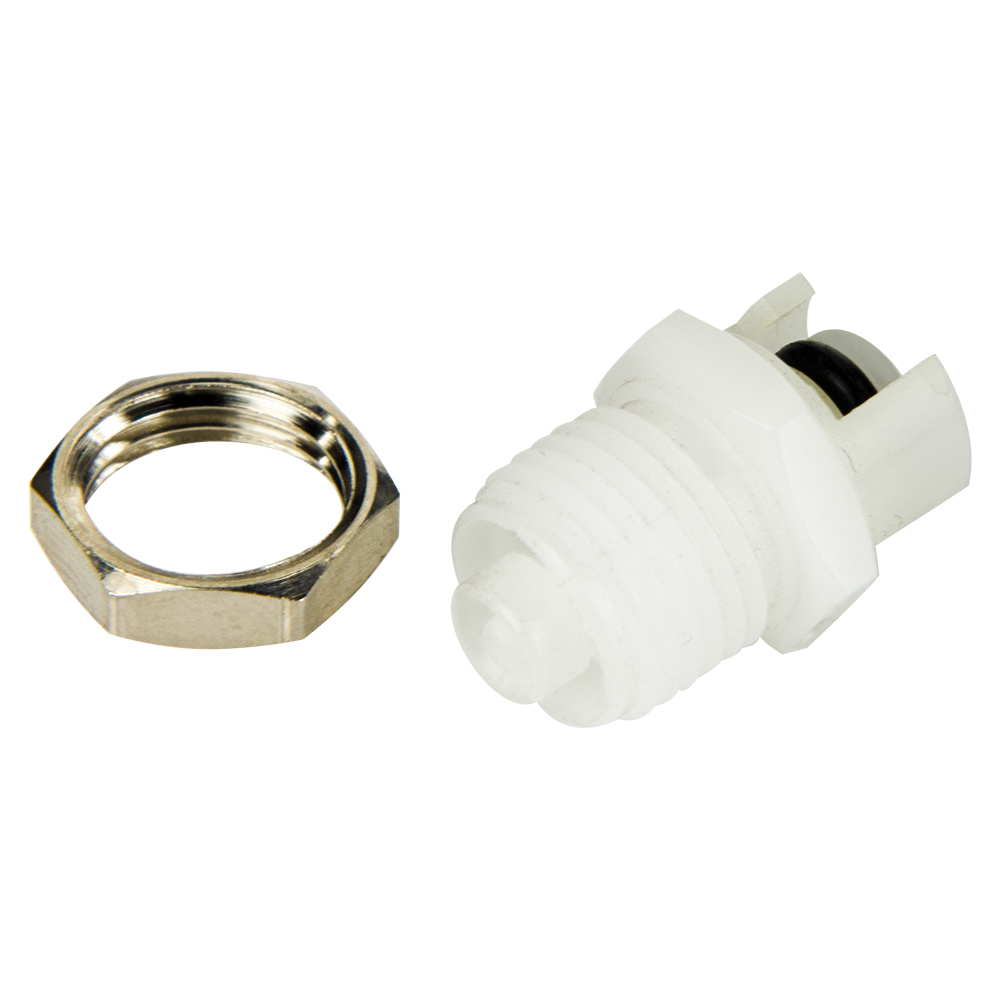 1/16" Hose Barb SMC Series Subminiature Acetal Panel Mount Insert - Straight Thru (Body Sold Separately)