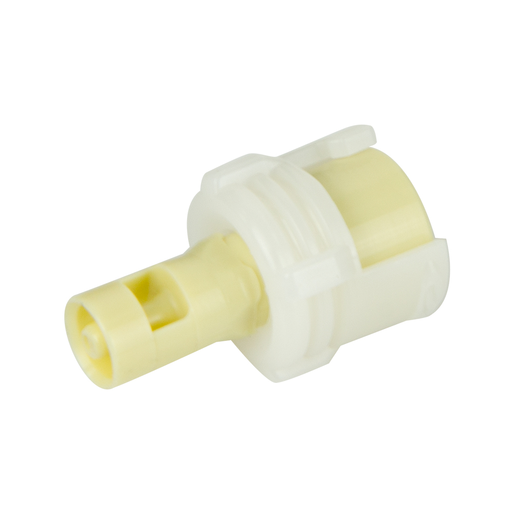 1/16" Hose Barb SMC Series Subminiature Polypropylene In-Line Coupling Body - Straight Thru (Insert Sold Separately)
