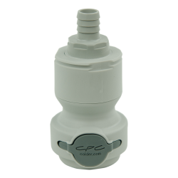 1/2" Hose Barb Valved In-Line CPC™ Non-Spill Coupling Body (Insert Sold Separately)