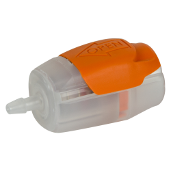 1/8" Hose Barb Natural Polypropylene Female SeriesLock™ Valved Coupling - Small