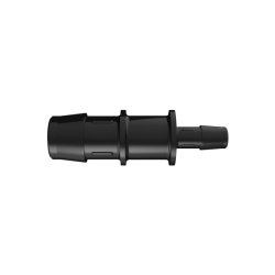 3/4" x 3/8" Tube ID Black Nylon Reduction Coupler