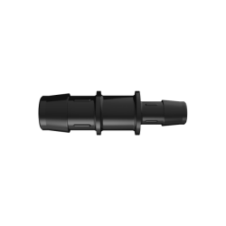 3/4" x 1/2" Tube ID Black Nylon Reduction Coupler