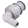 3/4" Hose Barb HFC 12 Series Polypropylene Elbow Coupling Insert - Straight Thru (Body Sold Separately)