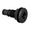 3/4" Black Qwik-Lok™ Bulkhead Fitting with Flange
