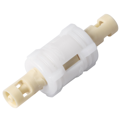 1/16" Hose Barb SMC Subminiature Polypropylene Coupling Set - Straight Thru