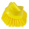 10" ColorCore Yellow High-Low Stiff Deck Brush