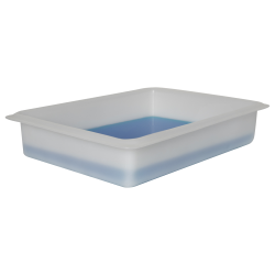 1-3/4 Gallon Shallow Tray with Rolled Edge - 17-3/4" L x 14" W x 4" Hgt.