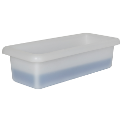 3/4 Gallon Shallow Tray with Rolled Edge - 15" L x 6-1/2" W x 4" Hgt.