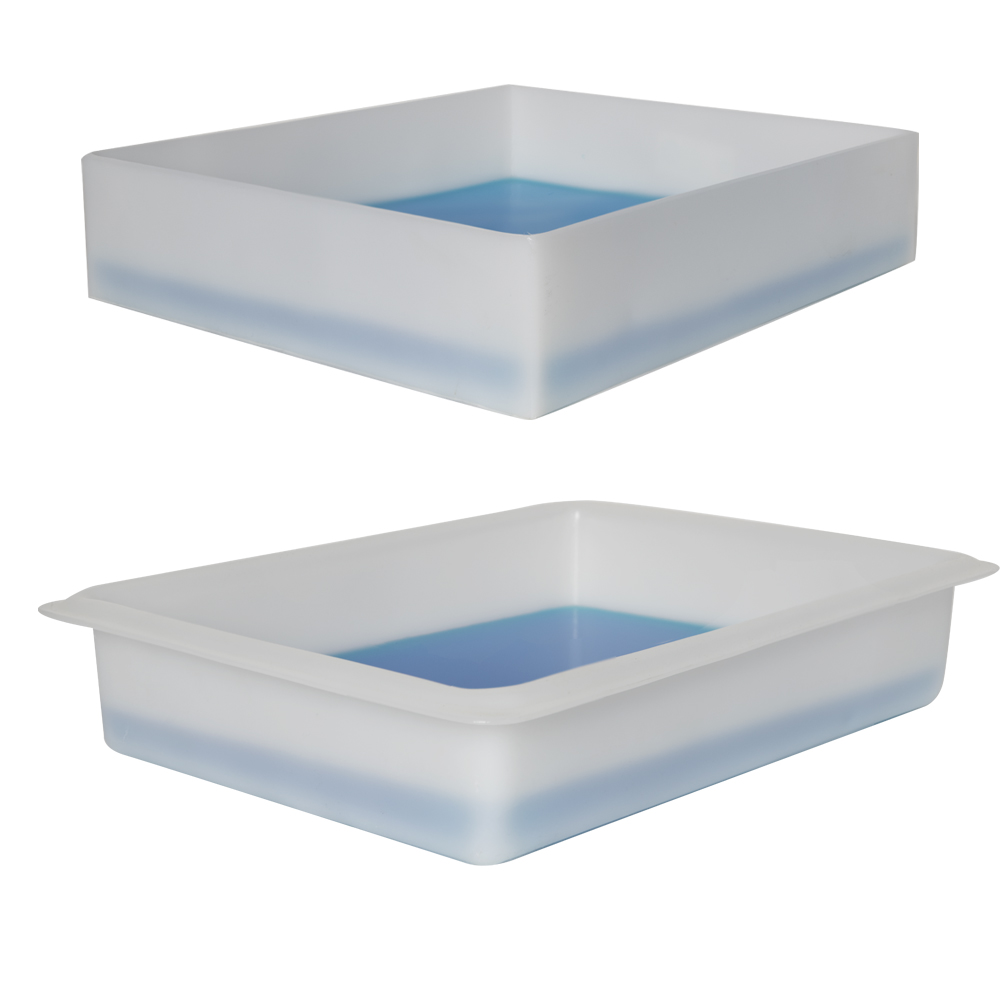 Shallow One-Piece Polyethylene Molded Trays
