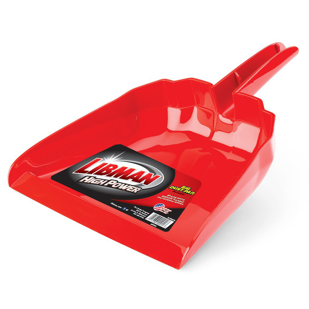 13" Red Libman® Dust Pan