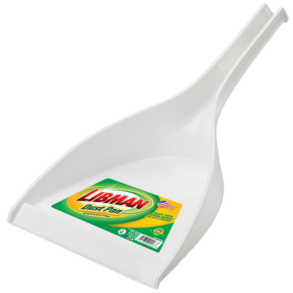 10" White Libman® Deep Well Dust Pan