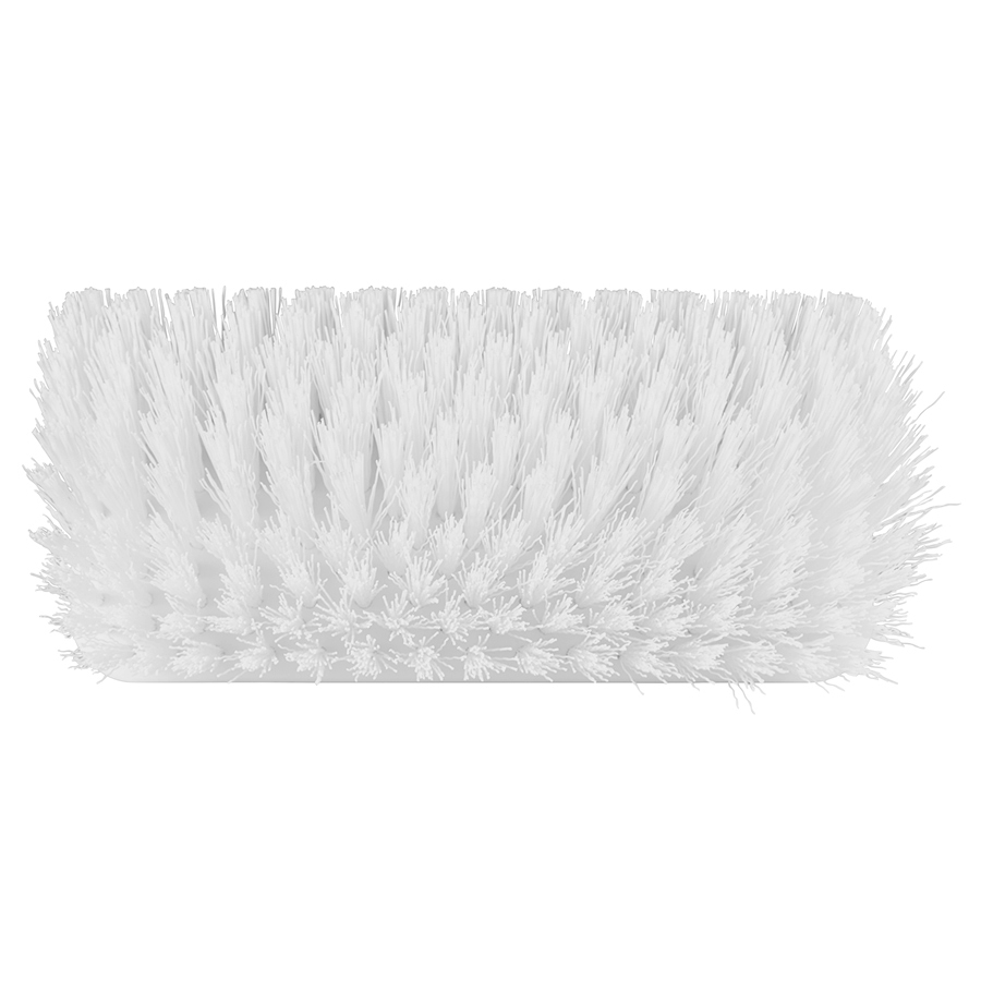 10.2" White Polypropylene Vikan® ColorCore Economy Deck Brush with Stiff Polypropylene Bristles