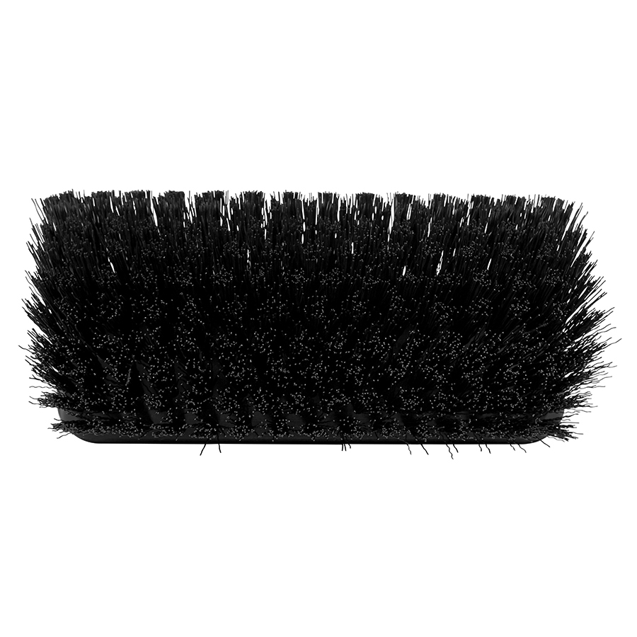10.2" Black Polypropylene Vikan® ColorCore Economy Deck Brush with Stiff Polypropylene Bristles