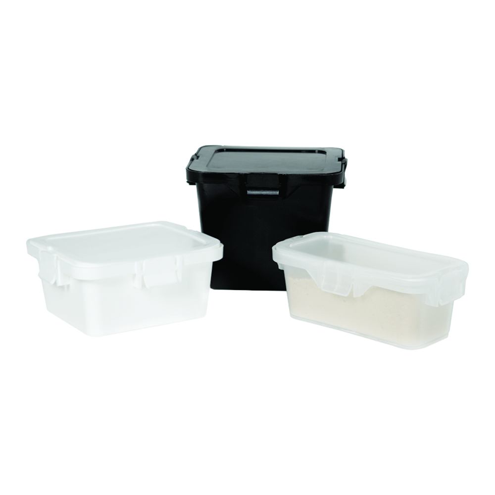 Child Resistant Containers with Hinged Lids