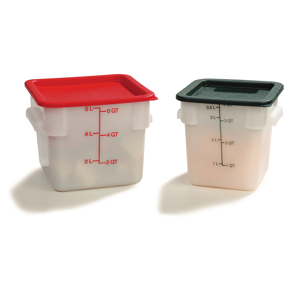 StorPlus™ Polyethylene Square Food Storage Containers
