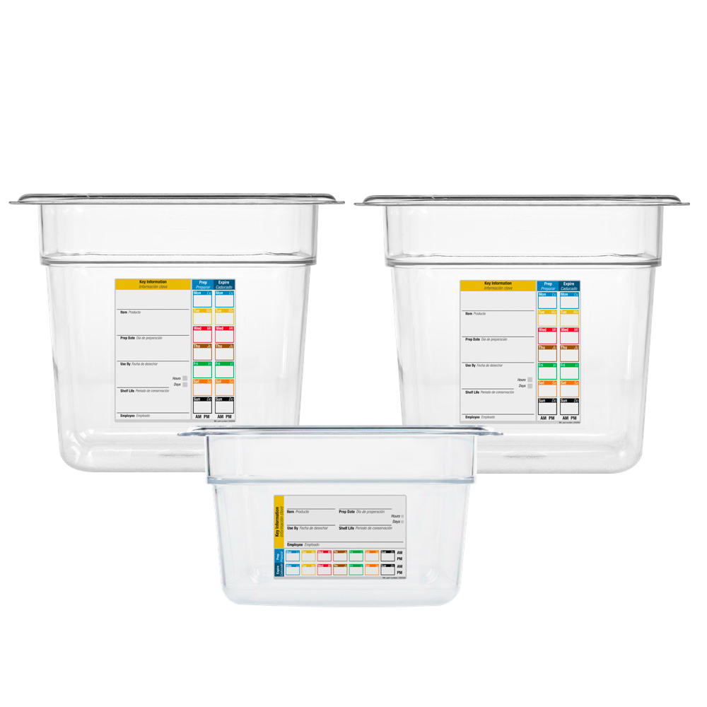 StorPlus™ PermaLabel™ Food Pans