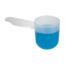 15cc Natural Polypropylene Round Bottom Scoop