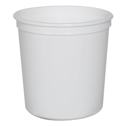 8 oz. White Polypropylene Portion Control Cup (Lid Sold Separately)